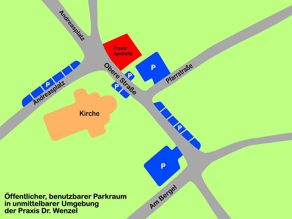 Parkplätze Dr. Wenzel